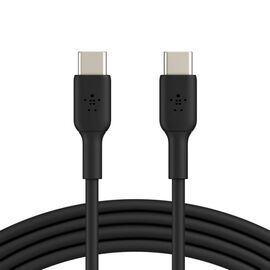 Дата кабель USB-С - USB-С, PVC, 1m, black Belkin (CAB003BT1MBK)