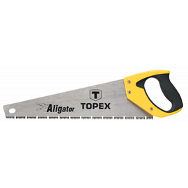 Ножовка Topex по дереву, 450 мм, "Aligator", 7TPI (10A446)