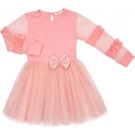 Платье Breeze с фатиновой юбкой (15583-134G-peach)
