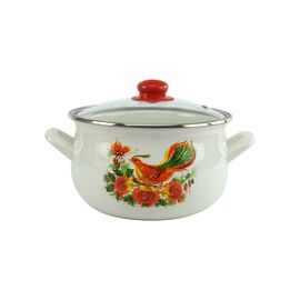 Кастрюля Gusto GT-T-118-FB Жар-птиця 18 см 3,1 л (96034)