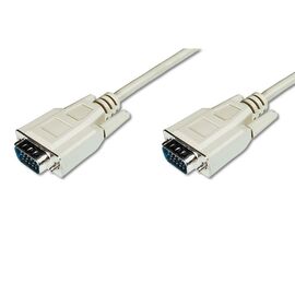 Кабель мультимедийный VGA 3.0m Digitus (AK-310100-030-E)