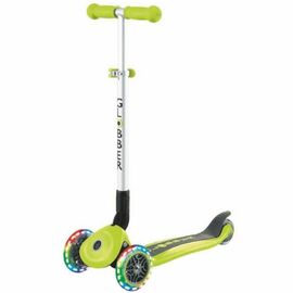 Самокат Globber Primo Foldable Lights зеленый (432-106-2)