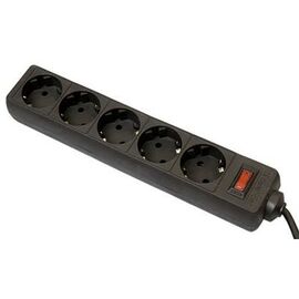 Сетевой фильтр питания Defender ES 5m 5 роз. black (99486)