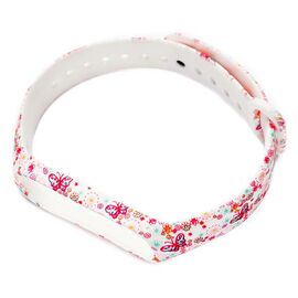 Ремешок для фитнес браслета XoKo Silicone для Xiaomi Mi Band 3/4 Flowers Red (XK-XM-SL-RD)