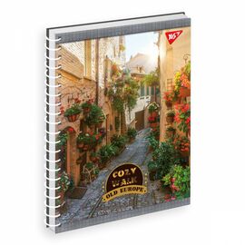 Блокнот Yes А5/80 од.спіраль "Cozy walk" (151704)