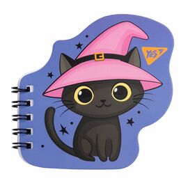 Блокнот Yes А7/24 дв. спираль Kitty, фигурный (681815)