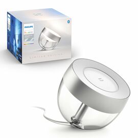 Настольная лампа Philips Hue Iris, Color, BT, DIM, серебристая (929002376701)