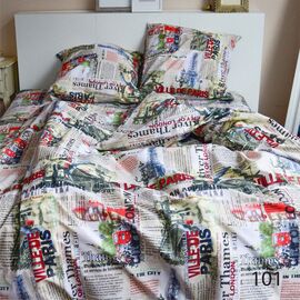 Постельное белье Isleep двуспальный ранфорс 101 (101_dv_isleep)