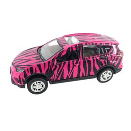 Машина Технопарк GLAMCAR - TOYOTA RAV4 брусничный (RAV4-12GRL-COW)