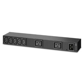 Силовой блок Rack PDU, Basic, 0U/1U, 16A, (7) C13 and (2) C19 APC (AP6120A)
