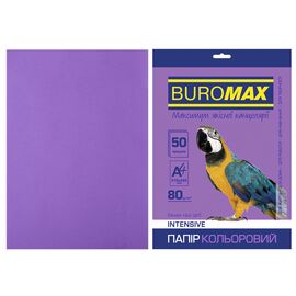 Бумага Buromax А4, 80g, INTENSIVE violet, 50sh (BM.2721350-07)