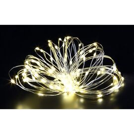 Гирлянда Novogod`ko нить на медн. провода, 100 LED, теплый белый, 10 м, статичес (973782)