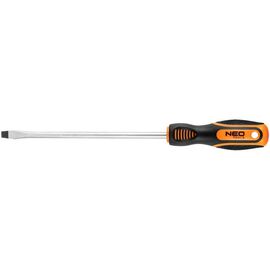 Отвертка Neo Tools шлицевая 8x200 мм, CrV (04-176)