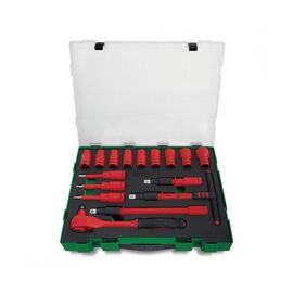 Набор инструментов Toptul изолированного VDE 1/2" 16ед. (6-гр.) (GZC1609)