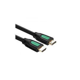 Кабель мультимедийный HDMI to HDMI 1.5m HD101 Round (Yellow/Black) Ugreen (10128)