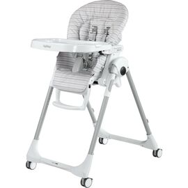 Стульчик для кормления Peg-Perego Prima Pappa Follow Me Linear Grey (IH01000000RIG56)