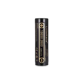 Аккумулятор 18650 2600mah Li-Ion, (2450-2650mah), 3.7V (2.75-4.2V), Blac Liitokala (Lii-26A)