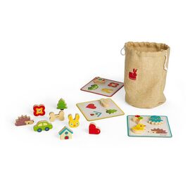 Настольная игра Janod Лото. Изучаем формы (J05318)