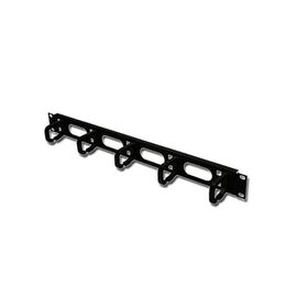 Кабельный организатор 19" 1U 40х50 пластиковые скобы black Conteg (DP-VP-P1)