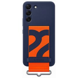 Чехол для моб. телефона Samsung Silicone with Strap Cover Galaxy S22 Navy (EF-GS901TNEGRU)