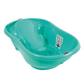 Ванночка Ok Baby Onda с анатомической горкой и термодатчиком бирюзовая (38237240)