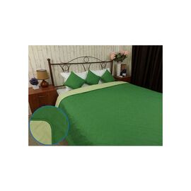 Покрывало Руно Двустороннее Grass Лилия зеленое 150х212 см (360.52У_Grass лілія)