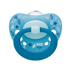 Пустышка Nuk Signature 6-18 мес. голубая (3952348)