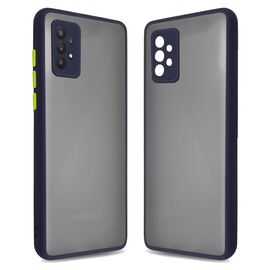 Чехол для моб. телефона MakeFuture Samsung M52 Frame (Matte PC+TPU) Blue (MCMF-SM52BL)
