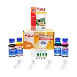 Комплект перезаправляемых картриджей WWM Epson C79/TX200/TX209/ TX400/ TX409 (RC.T073N)