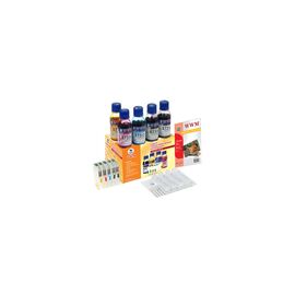 Комплект перезаправляемых картриджей WWM Epson C110/Office T30/TX510FN (RC.T073H)