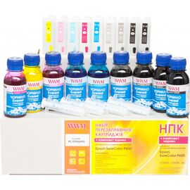 Комплект перезаправляемых картриджей WWM Epson SureColor SC-P600/P800 (RC.EP600ARC)