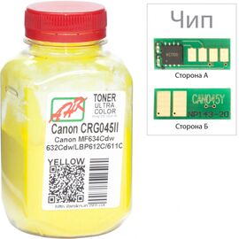 Тонер Canon MF610/630 35г Yellow +chip AHK (3203123)