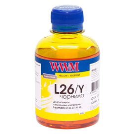 Чернила WWM Lexmark 26/27(10N0026/0227) Yellow (L26/Y)