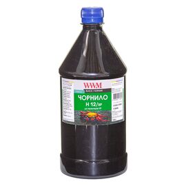 Чернила WWM HP №10/11/12 1000г Black pigm. (H12/BP-4)
