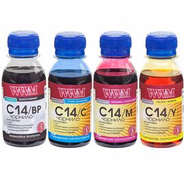 Чернила WWM Canon CLI-451/CLI-470, 4х100г BP/C/M/Y (C14SET4-2)