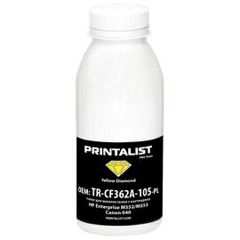 Тонер HP Enterprise M552/M553, Canon 040, 105г Yellow Printalist (TR-CF362A-105-PL)