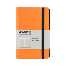 Блокнот Axent Partner Soft, 125х195, 96л, клет, оранжевый (8206-12-A)