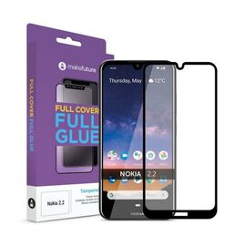Скло захисне MakeFuture Full Cover Full Glue Nokia 2.2 (MGF-N22)