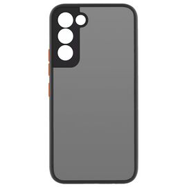 Чохол до моб. телефона MakeFuture Samsung S22 Frame (Matte PC+TPU) Black (MCMF-SS22BK)
