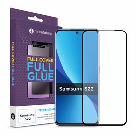 Стекло защитное MakeFuture Samsung S22 (MGF-SS22)