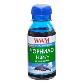 Чернила WWM HP № 22/134/136 100г Cyan (H34/C-2)