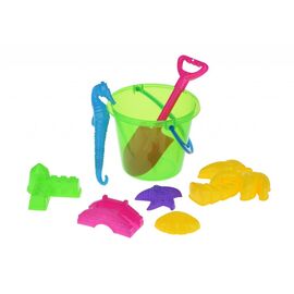 Игрушка для песка Same Toy 8 шт зеленое ведро (HY-1204WUt-3)