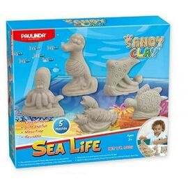 Набор для творчества Paulinda Песок для творчества Морская жизнь-животные 300г 5 ед (PL-140017)