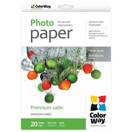 Фотобумага ColorWay LT Premium Satin Photo Paper, 20sh, OEM (PS260020LT_OEM)
