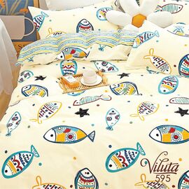 Постельное белье Viluta Сатин Твил 595 214х150 подростковый (595_pd)