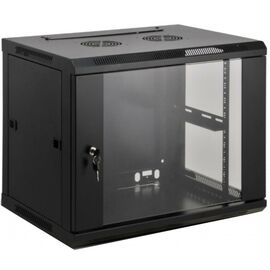 Шкаф настенный Kingda 6U 19" 600x450 RAL9004 (KD-007-6406)