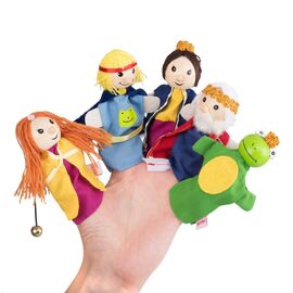 Игровой набор Goki Набор кукол для зажима театра Царевна Лягушка (51899G)