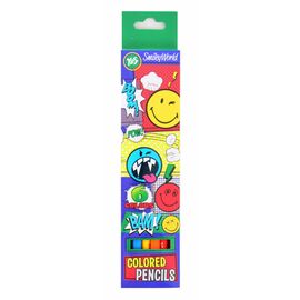 Олівці кольорові Yes "Smiley World"(blue) 6 кол. (290406)
