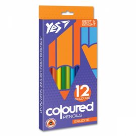 Карандаши цветные Yes Erudite 12 цв (290642)