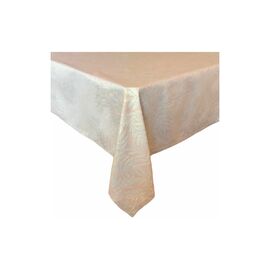 Скатерть Прованс Эльза Кофейное золото круглая D 200 см (4823093425798)